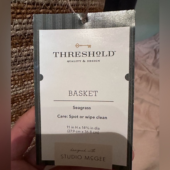 Threshold - Seagrass Basket NWT - Picture 5 of 6